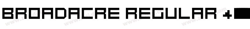 Broadacre Regular 4字体转换
